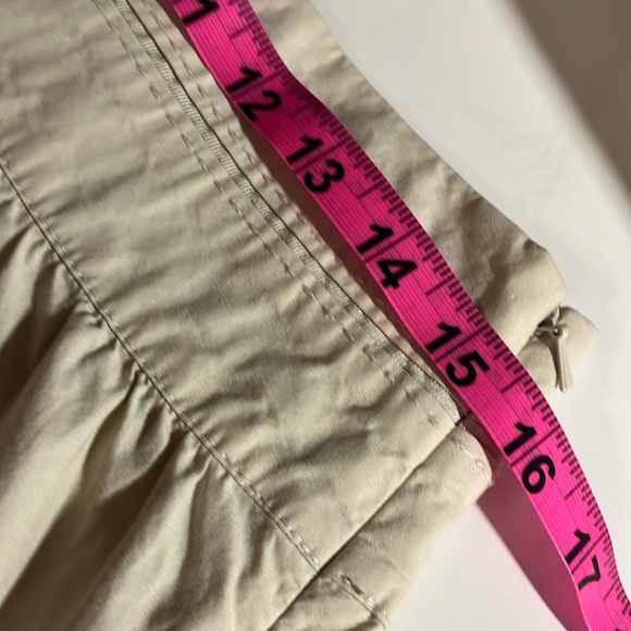 American Eagle Khaki Mini Skirt-100% cotton Sz 4 - Picture 10 of 11